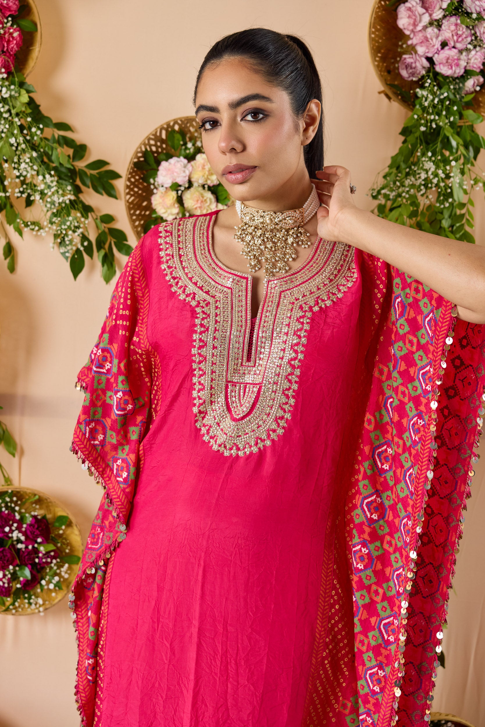 Kaftan kurta with pants