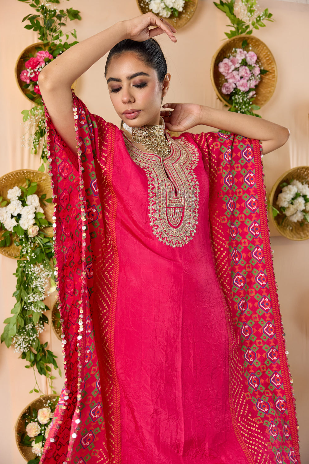 Kaftan kurta with pants