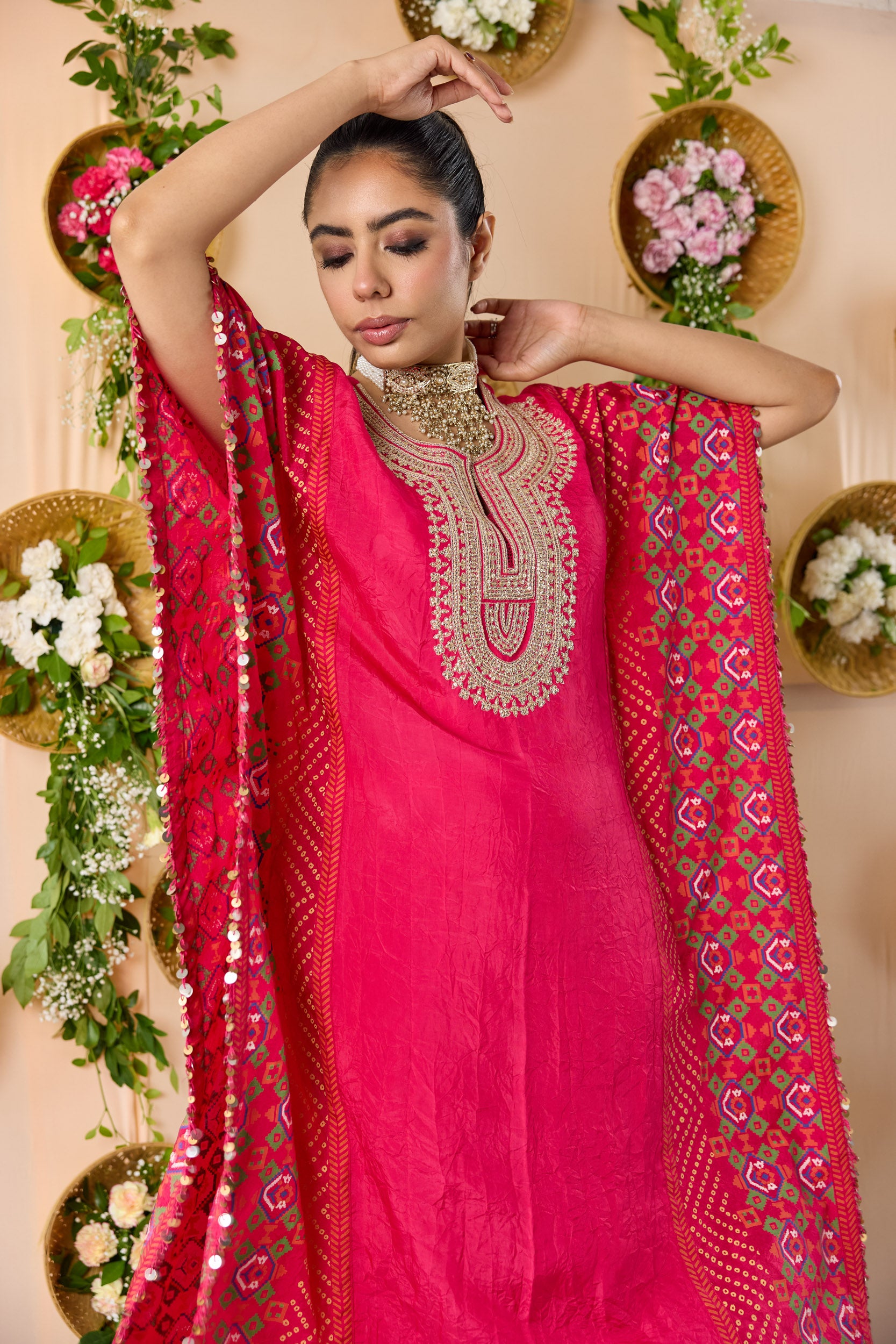 Kaftan kurta with pants