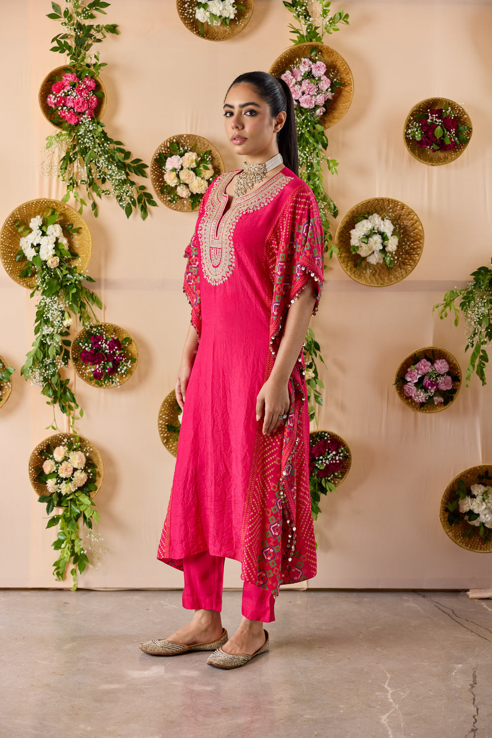 Kaftan kurta with pants