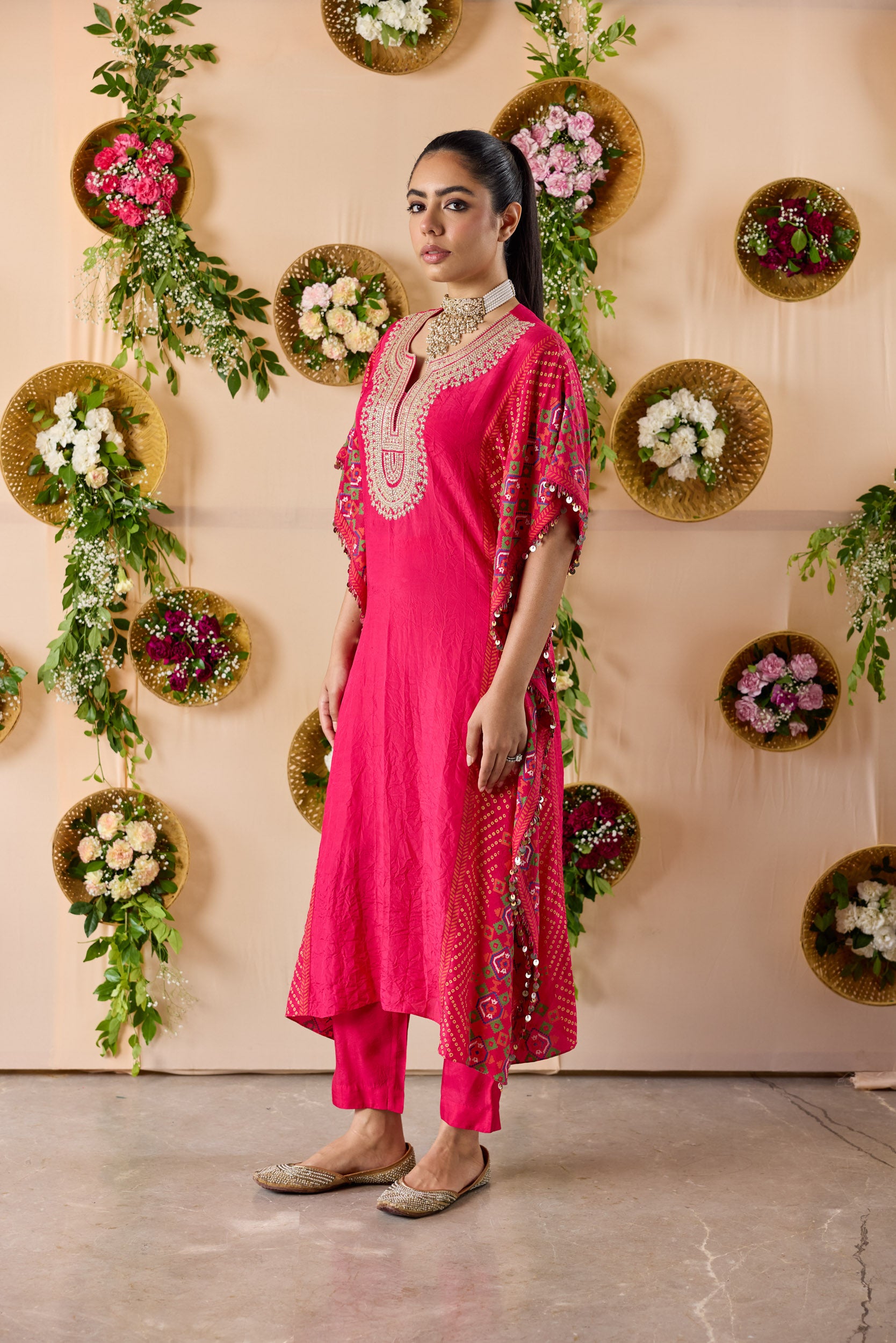 Kaftan kurta with pants