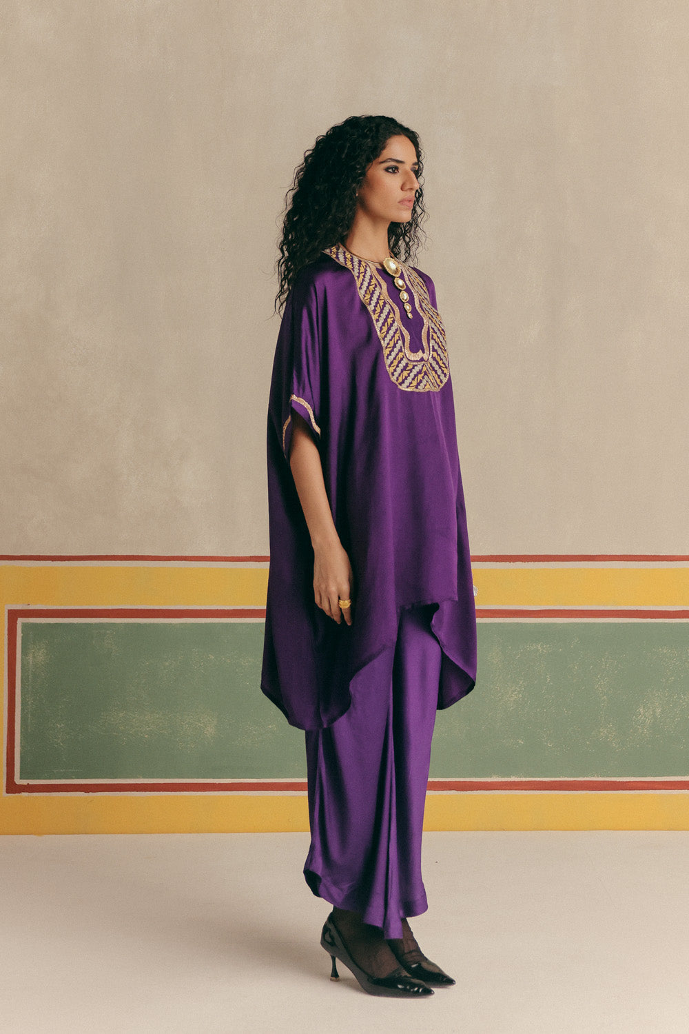 Dahlia Kaftan set with Harem pants
