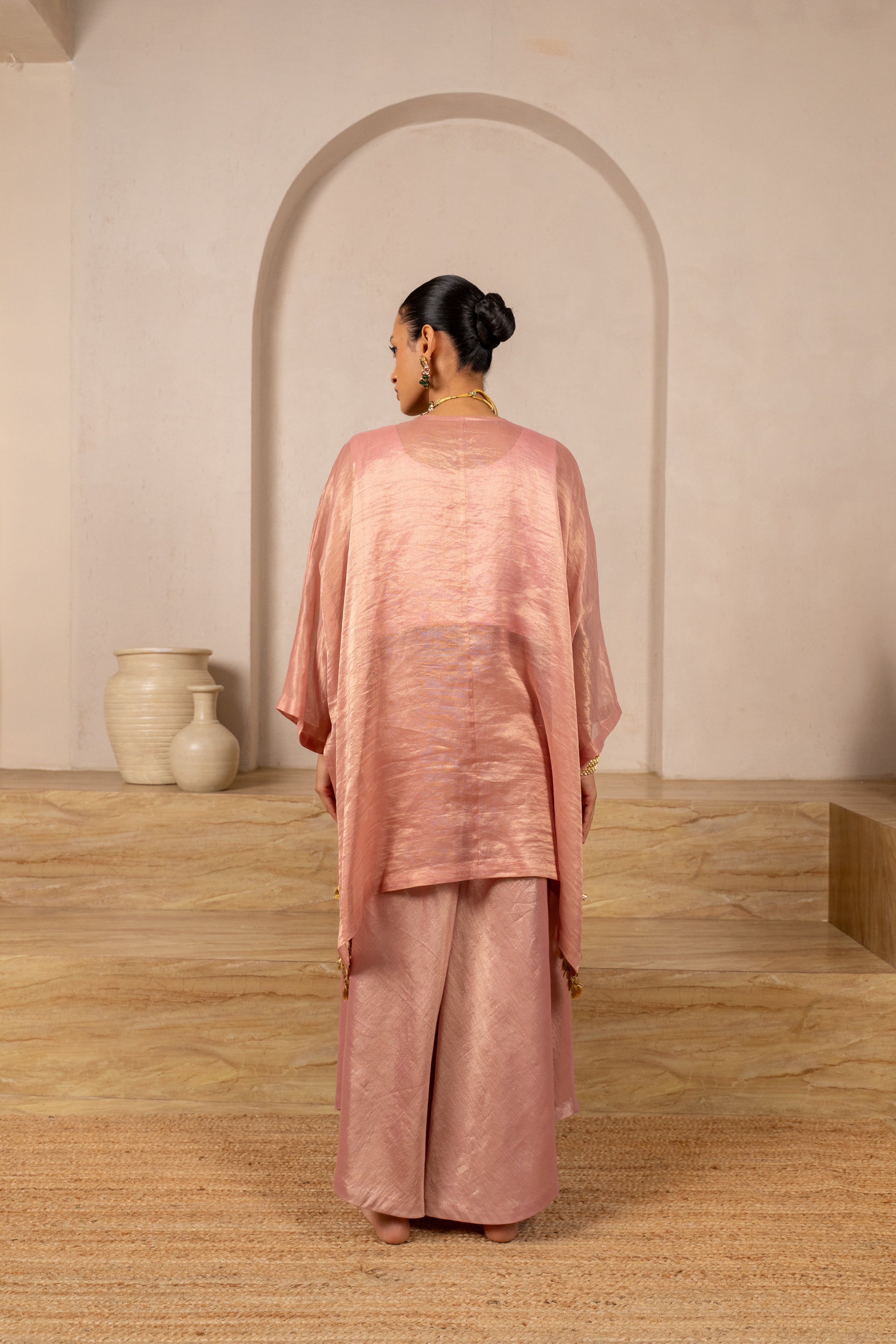 Gulabo Kaftan set with Flared pants