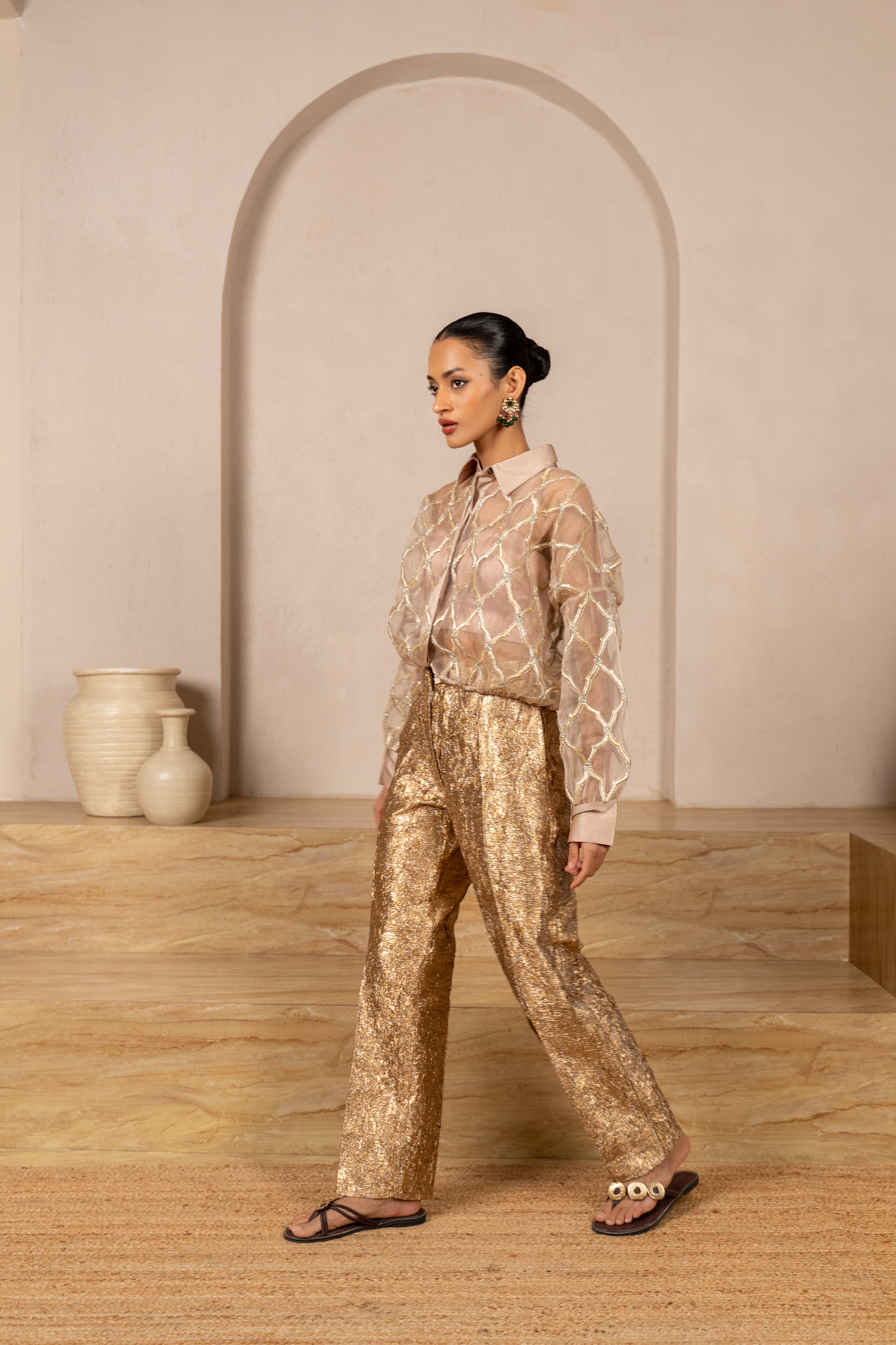 Organza Bomber Jacket with Inner