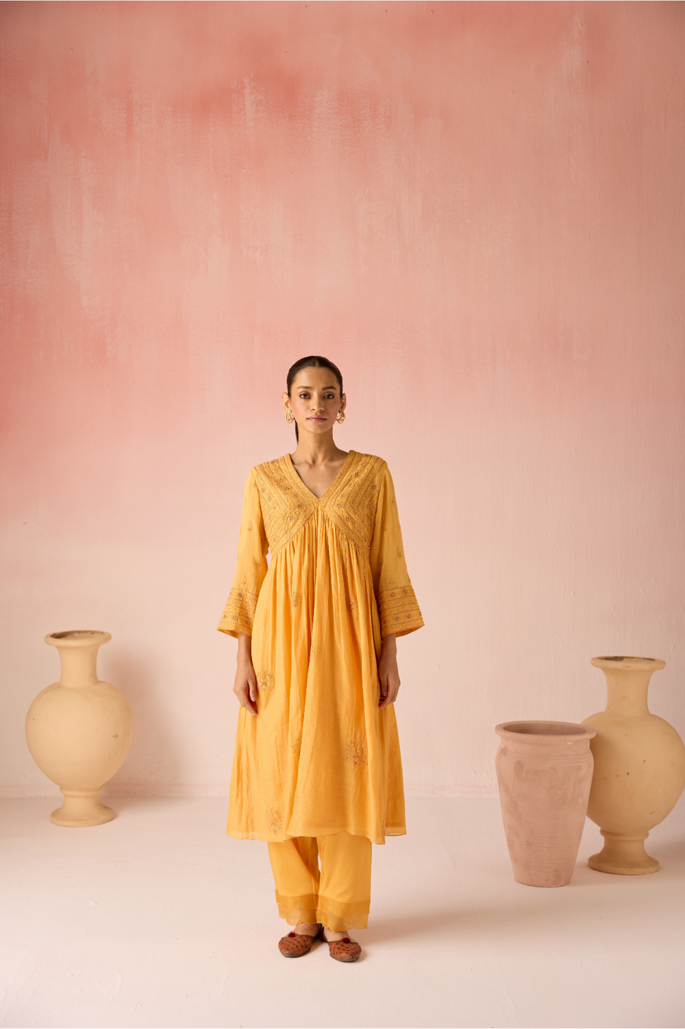Amber Bahaara Flared Kurta Set